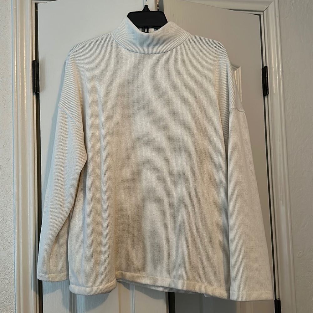 GUC Madewell Mockneck Button Sweater